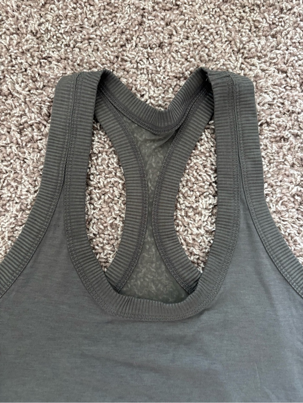 Athleta Olive Racerback Performance Tank Top - Picture 2 of 6